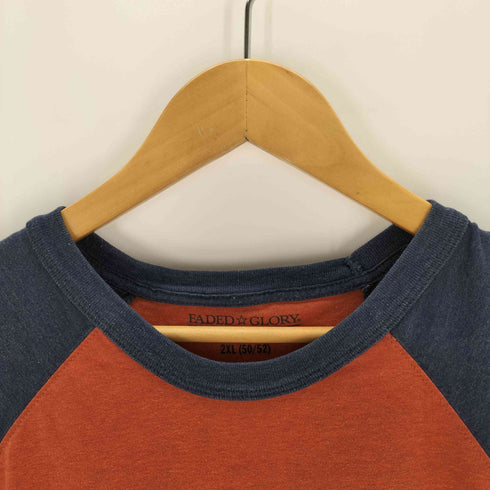 フェイデッドグローリー FADED GLORY ラグランスリーブカットソー メンズ 2XL