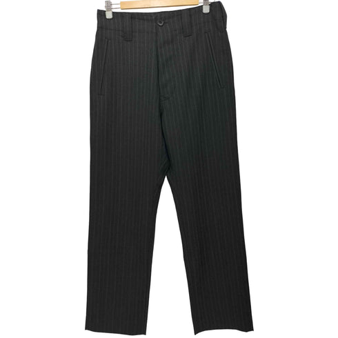 マーガレットハウエル MARGARET HOWELL 2020AW 日本製 MORNING STRIPE WOOL ストライプ ウール スラックス メンズ JPN:S