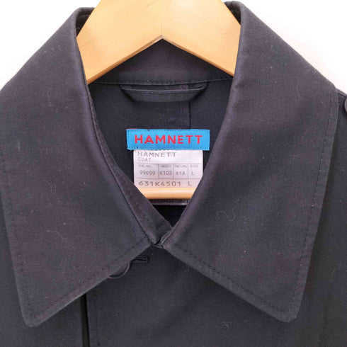 ハムネット HAMNETT チンストラップ付き ステンカラーコート メンズ JPN:L