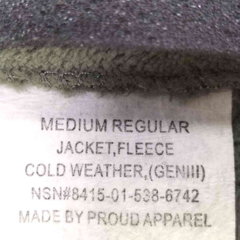 ユーエスアーミー U.S. ARMY GEN3 COLD WEATHER FLEECE JACKET メンズ M-R