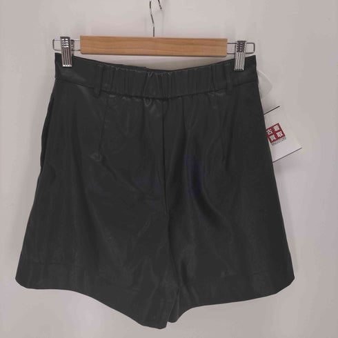 マウジー moussy F/LEATHER HW ハーフパンツ レディース JPN:2