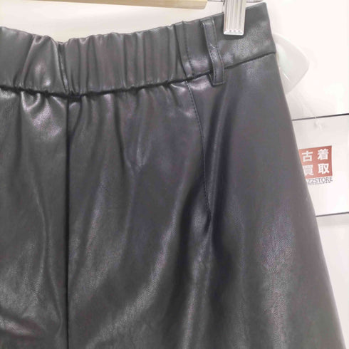 マウジー moussy F/LEATHER HW ハーフパンツ レディース JPN:2