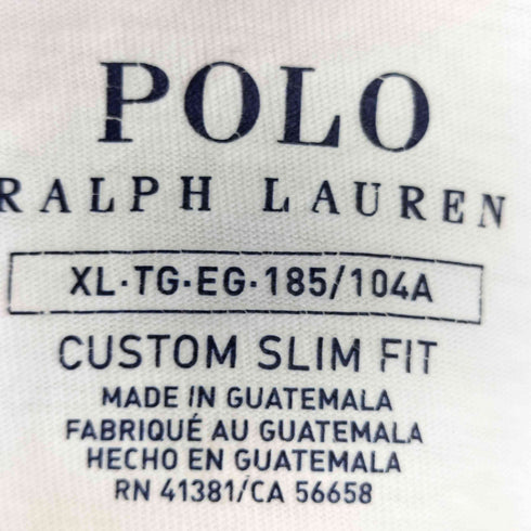 ポロラルフローレン POLO RALPH LAUREN CUSTOM SLIM FIT ポロベアプリント S/S Tシャツ メンズ import:XL