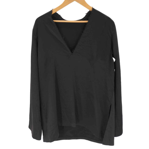 シティショップ CITYSHOP V NECK SATIN BLOUSE レディース