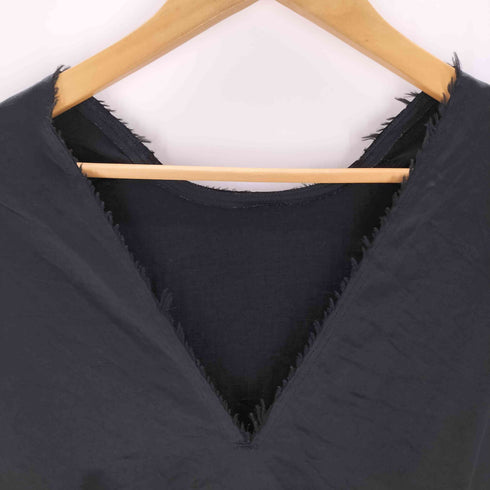 シティショップ CITYSHOP V NECK SATIN BLOUSE レディース