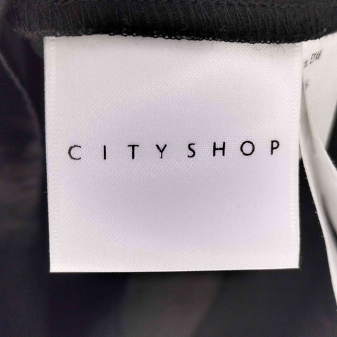 シティショップ CITYSHOP V NECK SATIN BLOUSE レディース