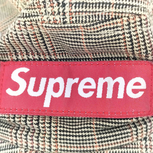 シュプリーム Supreme Houndstooth Camp Cap 千鳥格子 メンズ