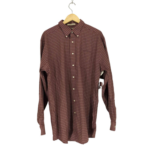 エルエルビーン L.L.Bean WRINKLE RESISTANT チェック柄オックスフォードシャツ メンズ JPN:XL