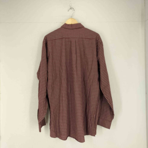 エルエルビーン L.L.Bean WRINKLE RESISTANT チェック柄オックスフォードシャツ メンズ JPN:XL