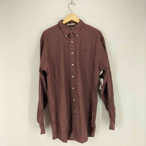 エルエルビーン L.L.Bean WRINKLE RESISTANT チェック柄オックスフォードシャツ メンズ JPN:XL