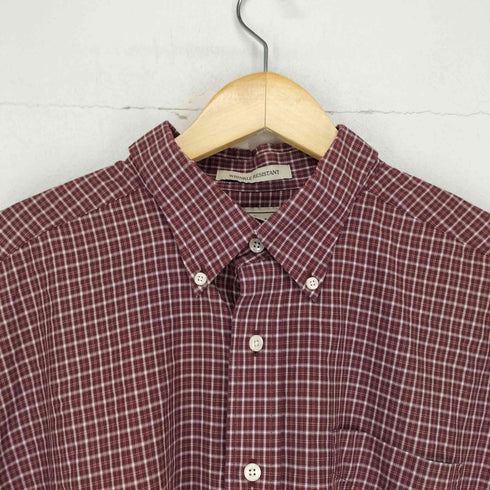 エルエルビーン L.L.Bean WRINKLE RESISTANT チェック柄オックスフォードシャツ メンズ JPN:XL