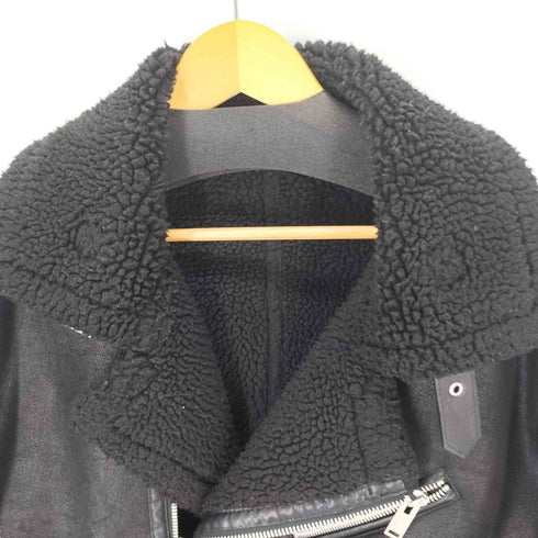 ザラ ZARA ライダースムートンジャケット B-3 メンズ import:XL