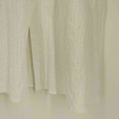 コットンハウスアヤ Cotton House Aya PICK UP シワ加工 レース ノースリーブシャツワンピース レディース JPN:M