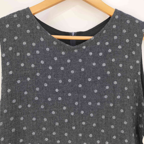 コットンハウスアヤ Cotton House Aya yesterday cross ドット ノースリーブワンピース レディース JPN:M