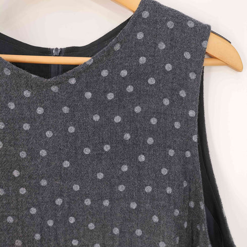 コットンハウスアヤ Cotton House Aya yesterday cross ドット ノースリーブワンピース レディース JPN:M