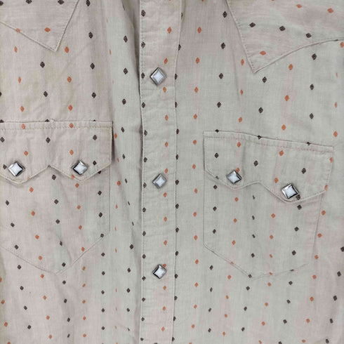 シュガーケーン SUGAR CANE ドットウェスタンS/S シャツ メンズ import:M
