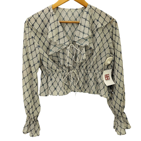 リリーブラウン Lily Brown 23SS フリルデザインクロップド L/S ブラウス レディース ONE SIZE
