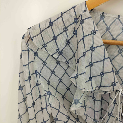 リリーブラウン Lily Brown 23SS フリルデザインクロップド L/S ブラウス レディース ONE SIZE