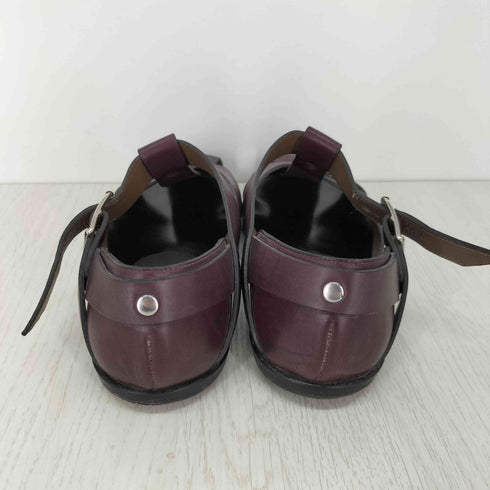 マルニ MARNI レザーグルカサンダル メンズ