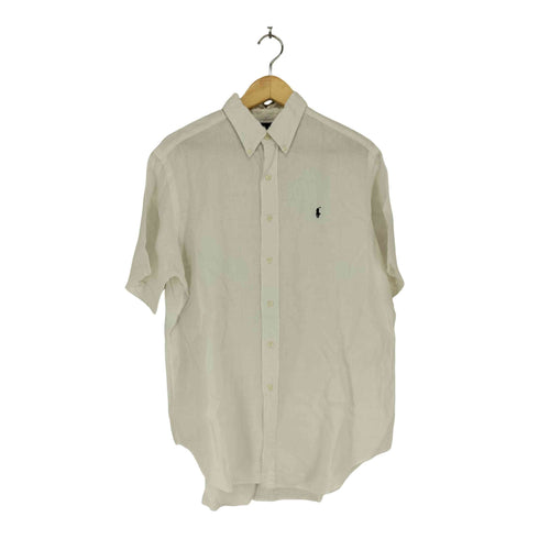 ポロラルフローレン POLO RALPH LAUREN CLASSIC FIT 半袖リネンシャツ メンズ JPN:L