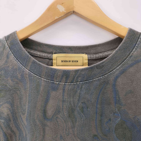 セブンバイセブン SEVEN BY SEVEN 23SS PIGMENT DYED TEE -Hydro dip dyeing- メンズ JPN:L