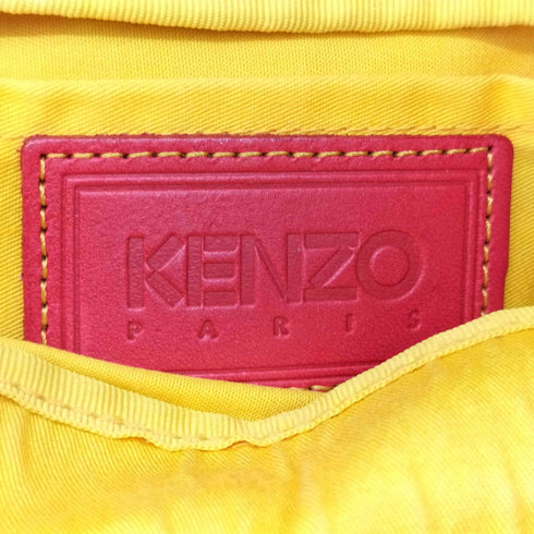 ケンゾーパリス KENZO PARIS 総柄 レザー切替 ショルダーバッグ レディース