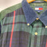 トミーヒルフィガー TOMMY HILFIGER 90-2000s 襟コーデュロイ 切替 ボタンダウンチェックシャツ メンズ import:XL