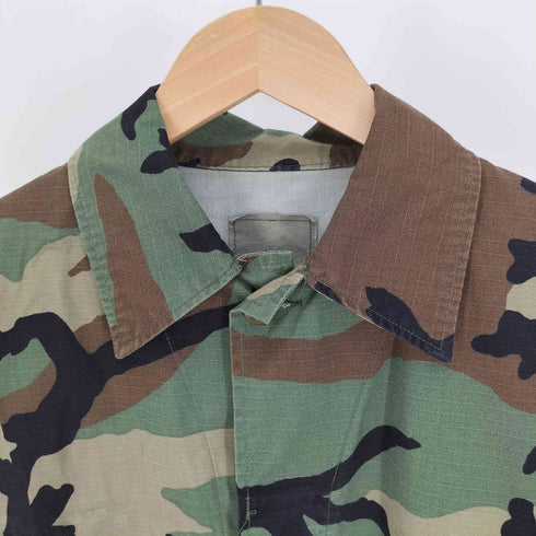 00S AMERICAN APPAREL社製 ウッドランドカモ COAT MATERNITY マタニティージャケット リップストップ 02年製 レディース 14S