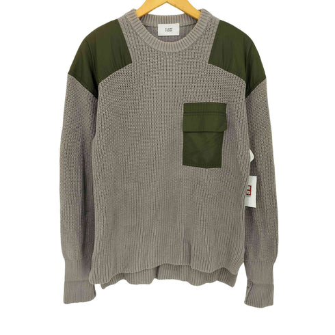 クラネオム CLANE HOMME MILITARY KNIT TORS コマンドニットセーター メンズ 1