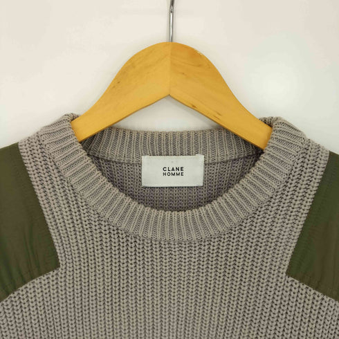 クラネオム CLANE HOMME MILITARY KNIT TORS コマンドニットセーター メンズ 1