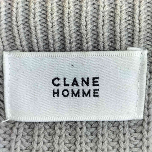 クラネオム CLANE HOMME MILITARY KNIT TORS コマンドニットセーター メンズ 1