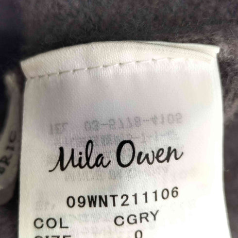 ミラオーウェン Mila Owen ヤク混ハイネックルーズニットプルオーバー レディース JPN:0