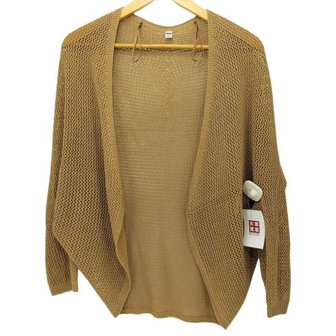 ユニクロ UNIQLO 3Dメッシュカーディガン レディース L