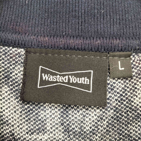 ウェイステッドユース WASTED YOUTH knit polo メンズ JPN:L
