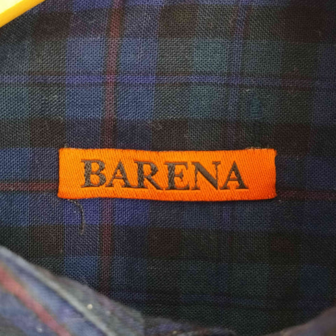 バレナ BARENA レギュラーカラーチェックシャツ メンズ 46