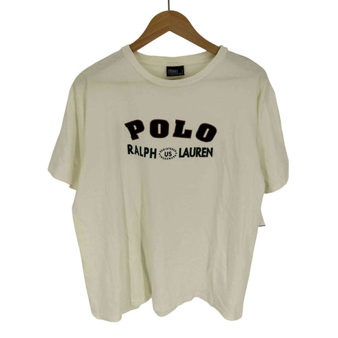 ポロバイラルフローレン Polo by RALPH LAUREN POLO カレッジプリント S/S Tシャツ メンズ import:M