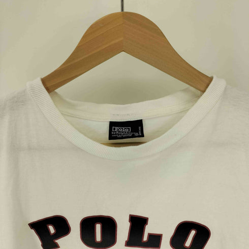 ポロバイラルフローレン Polo by RALPH LAUREN POLO カレッジプリント S/S Tシャツ メンズ import:M