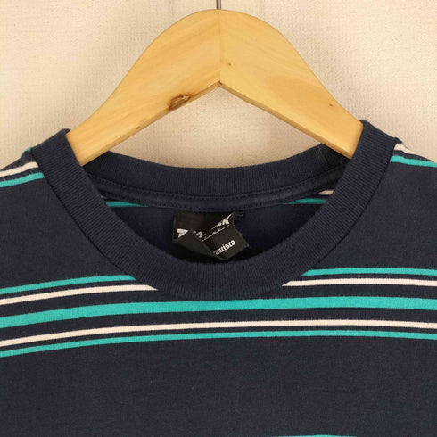 スラッシャーマガジン THRASHER MAGAZINE ロゴ刺繍ボーダーTシャツ メンズ JPN:M