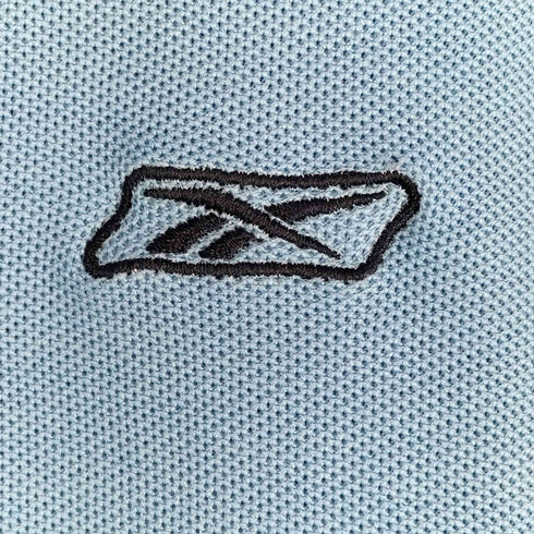 リーボック Reebok ロゴ刺繍鹿の子ポロシャツ メンズ JPN:XL