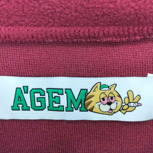 エージェム Agem 22aw ハーフZIPフリースプルオーバー レディース FREE