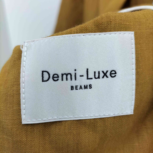 デミルクスビームス Demi-Luxe BEAMS 1Bリネンテーラードジャケット レディース 36