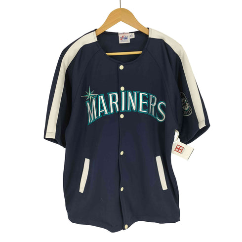 マジェスティック MAJESTIC 90-00S ヘビーウェイト スナップボタン ベースボールユニフォーム ジャケット メンズ import:M