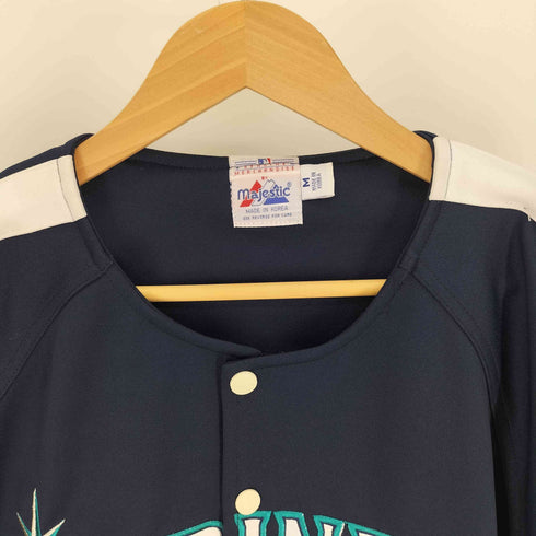 マジェスティック MAJESTIC 90-00S ヘビーウェイト スナップボタン ベースボールユニフォーム ジャケット メンズ import:M