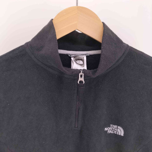 ザノースフェイス THE NORTH FACE ロゴ刺繍 VF Europe BVBA ユーロ規格 ロゴ刺繍 TKA 100 ハーフジップ フリースカットソー レディース import:L