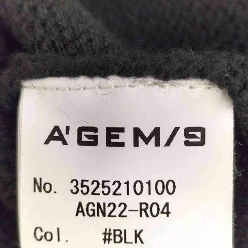 エージェムナイン AGEM/9 22aw 3WAYダメージ加工カーディガン レディース FREE