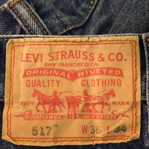 リーバイス LEVI STRAUSS&CO 517 4002刻印 ブーツカット フレアデニムパンツ メンズ W36 L34