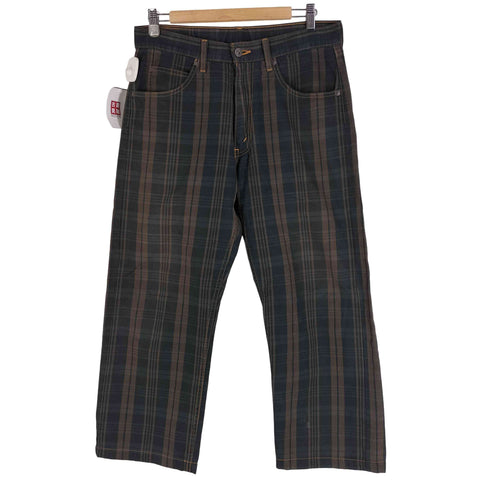 リーバイス LEVI STRAUSS&CO 503 J22刻印 ツーホースマーク チェックパンツ メンズ W32 L33