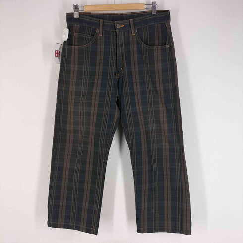 リーバイス LEVI STRAUSS&CO 503 J22刻印 ツーホースマーク チェックパンツ メンズ W32 L33