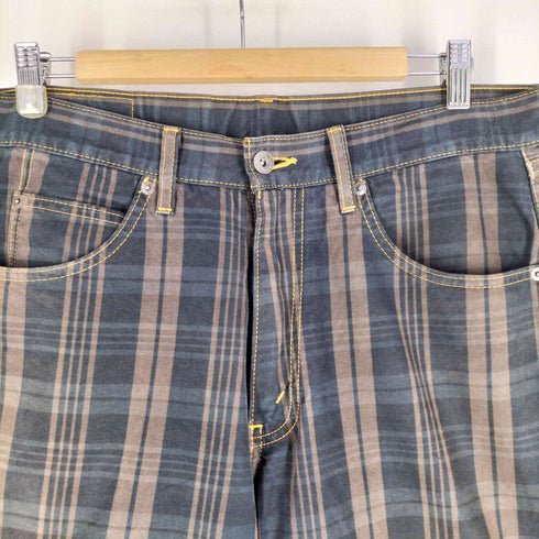 リーバイス LEVI STRAUSS&CO 503 J22刻印 ツーホースマーク チェックパンツ メンズ W32 L33