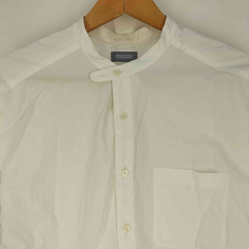 マッキントッシュフィロソフィー MACKINTOSH PHILOSOPHY コットン バンドカラーシャツ レディース 6